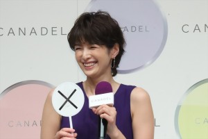 吉瀬美智子、「CANADEL 新CM発表会」に登場
