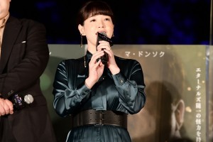 映画『エターナルズ』公開記念 東京タワー10灯式イベントに登場した恒松あゆみ