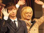 舞台『ABC座 ジャニーズ伝説2021 at Imperial Theatre』制作発表に登場した（左から）河合郁人、塚田僚一