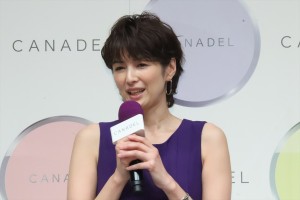吉瀬美智子、「CANADEL 新CM発表会」に登場