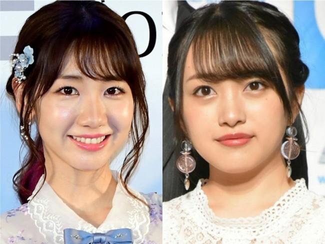 （左から）柏木由紀、向井地美音