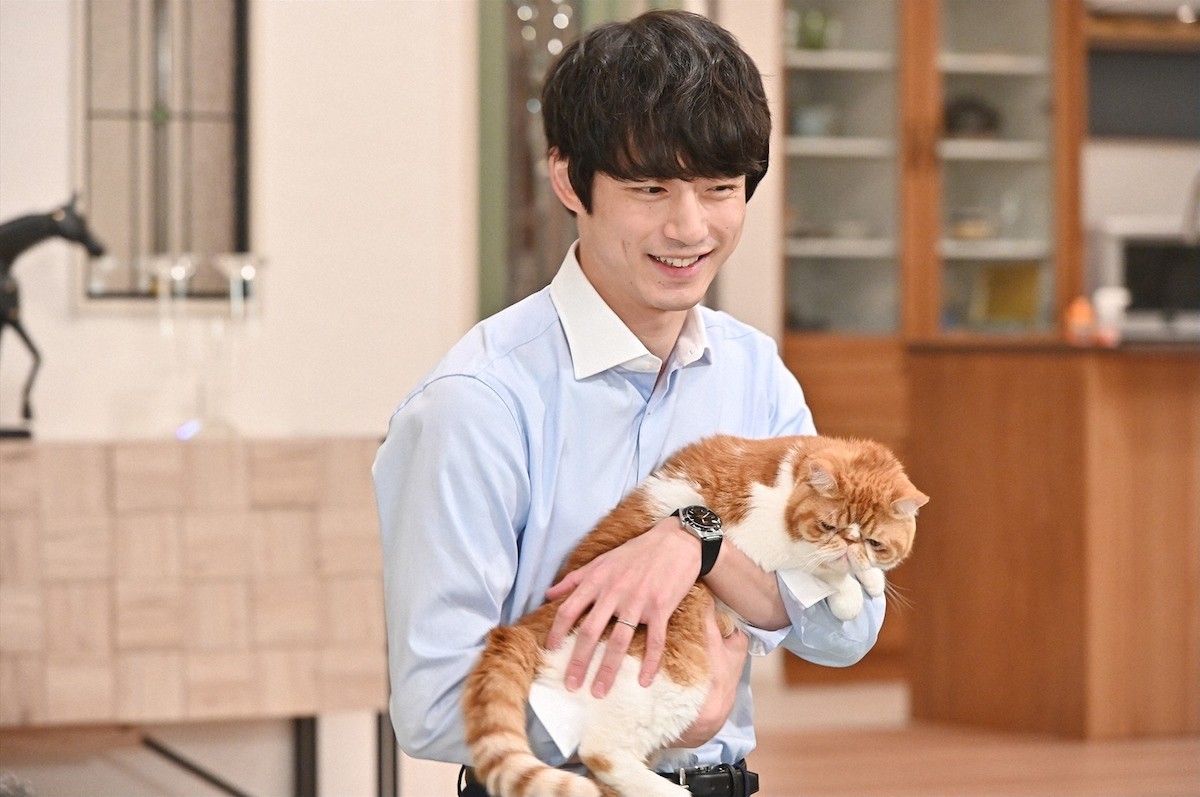 坂口健太郎、『ハンオシ』愛猫・おもちと“じゃれ合い”SHOTにファンもん絶　「最強すぎます」「可愛いが渋滞」