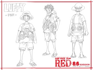『ONE PIECE FILM RED』尾田栄一郎描きおろし映画オリジナル“フェス衣裳”：モンキー・D・ルフィ
