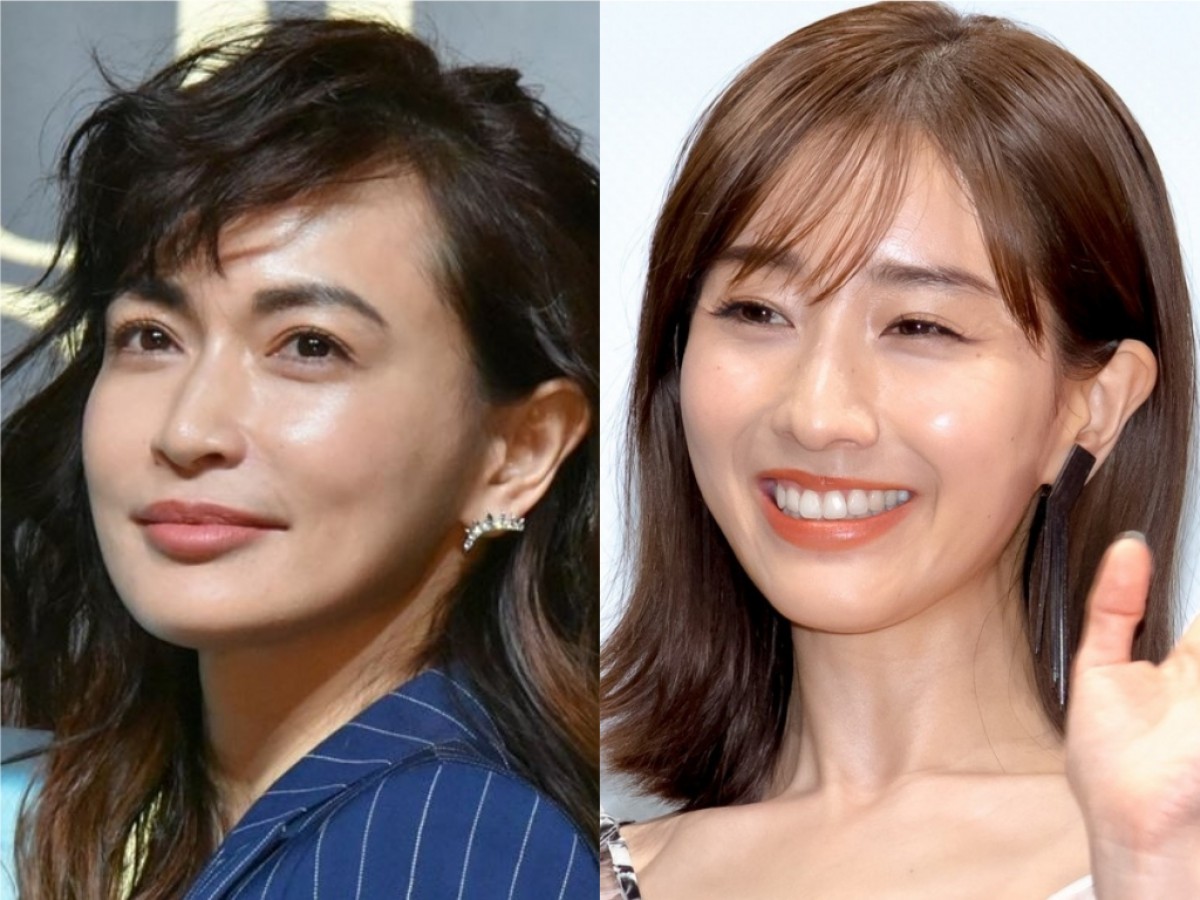 (左から)長谷川京子、田中みな実
