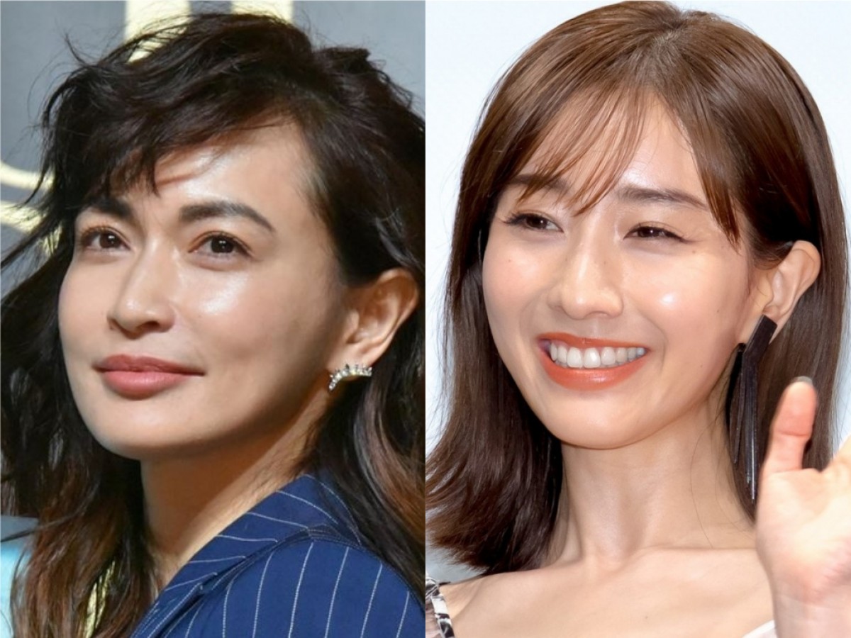 （左から）長谷川京子、田中みな実