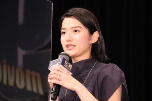 『99.9‐刑事専門弁護士‐ THE MOVIE』完成披露試写会に登場した蒔田彩珠