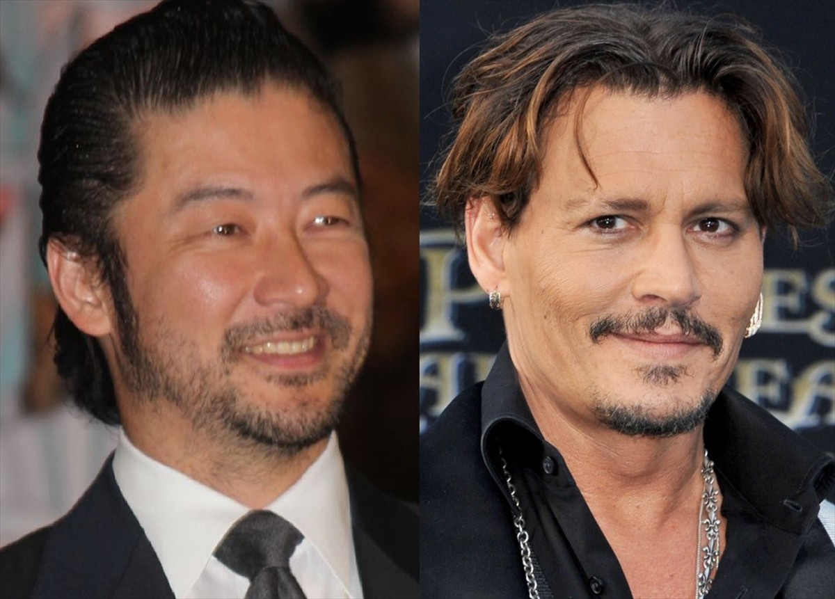 浅野忠信、ジョニー・デップと笑顔のオフショットに反響「好きな俳優さんが並んでる！」