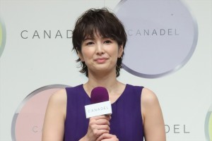 吉瀬美智子、「CANADEL 新CM発表会」に登場