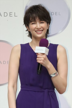 吉瀬美智子、「CANADEL 新CM発表会」に登場
