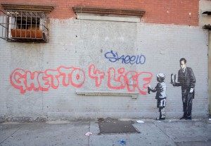 バンクシーのアート