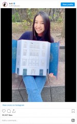 うれしそうな笑顔がかわいい　※「Koki，」インスタグラム