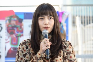 川口春奈、映画『聖地X』韓国式・大ヒット祈願イベントに登場