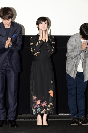 映画『テン・ゴーカイジャー』完成披露舞台あいさつに登場した市道真央