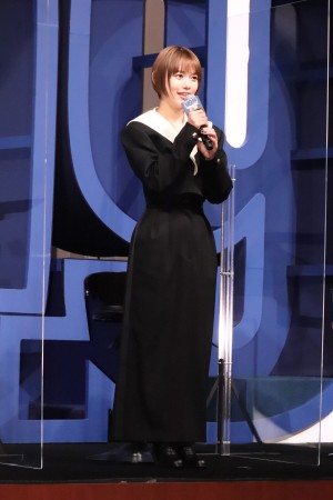 『99.9‐刑事専門弁護士‐ THE MOVIE』完成報告イベントに登場した杉咲花