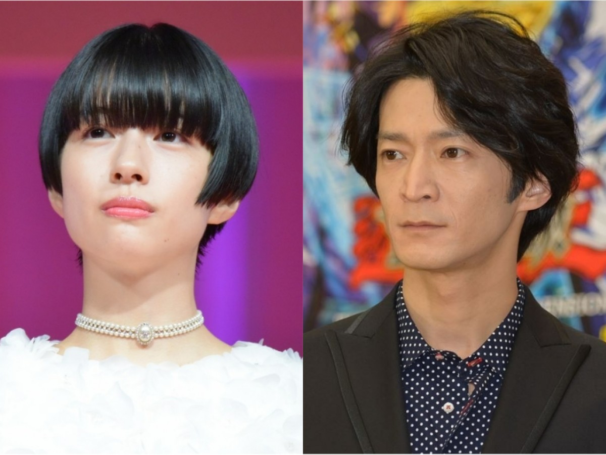 (左から)佐久間由衣、津田健次郎