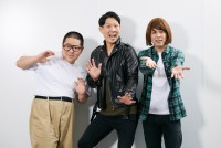 ネルソンズ（左から和田まんじゅう、青山フォール勝ち、岸健之助）が、『ウォーキング・デッド』シーズン11に大興奮！