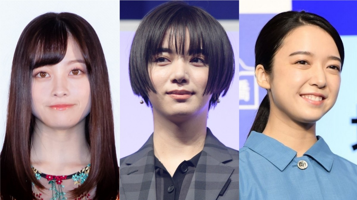 (左から)橋本環奈、池田エライザ、上白石萌音