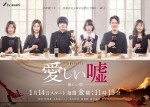 【写真】波瑠、林遣都ら勢ぞろい　『愛しい嘘』謎多きメインビジュアル完成