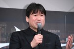 映画『さがす』完成披露試写会に登場した佐藤二朗