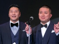 チョコレートプラネット（左から長田庄平、松尾駿）