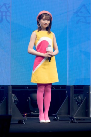 ゲーム『乃木坂的フラクタル』新CM発表会に登場した乃木坂46・秋元真夏