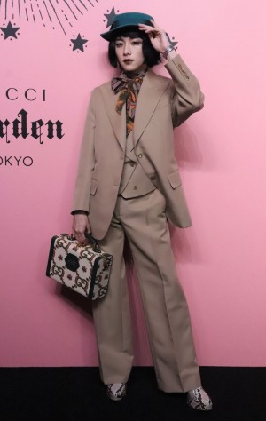 「Gucci Garden Archetypes」展 フォトコールに登場した板垣李光人
