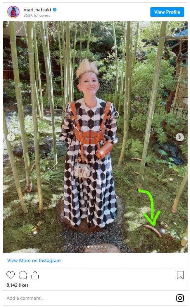 夏木マリ スタイリッシュなgucciコーデ めちゃくちゃ素敵 と反響 21年9月4日 写真 クランクイン