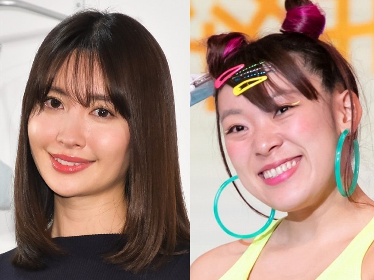 (左から)小嶋陽菜、フワちゃん