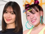 （左から）小嶋陽菜、フワちゃん