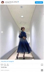 26歳の誕生日を機にバッサリショートヘアにした山口真帆　※「山口真帆」インスタグラム