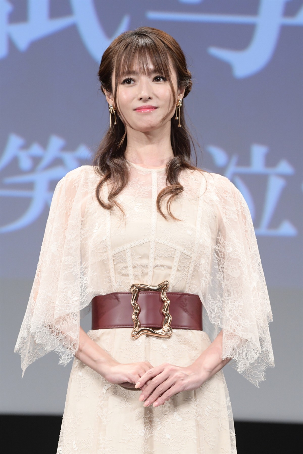 深田恭子、復帰後初の公の場　笑顔で「すごくドキドキしています」