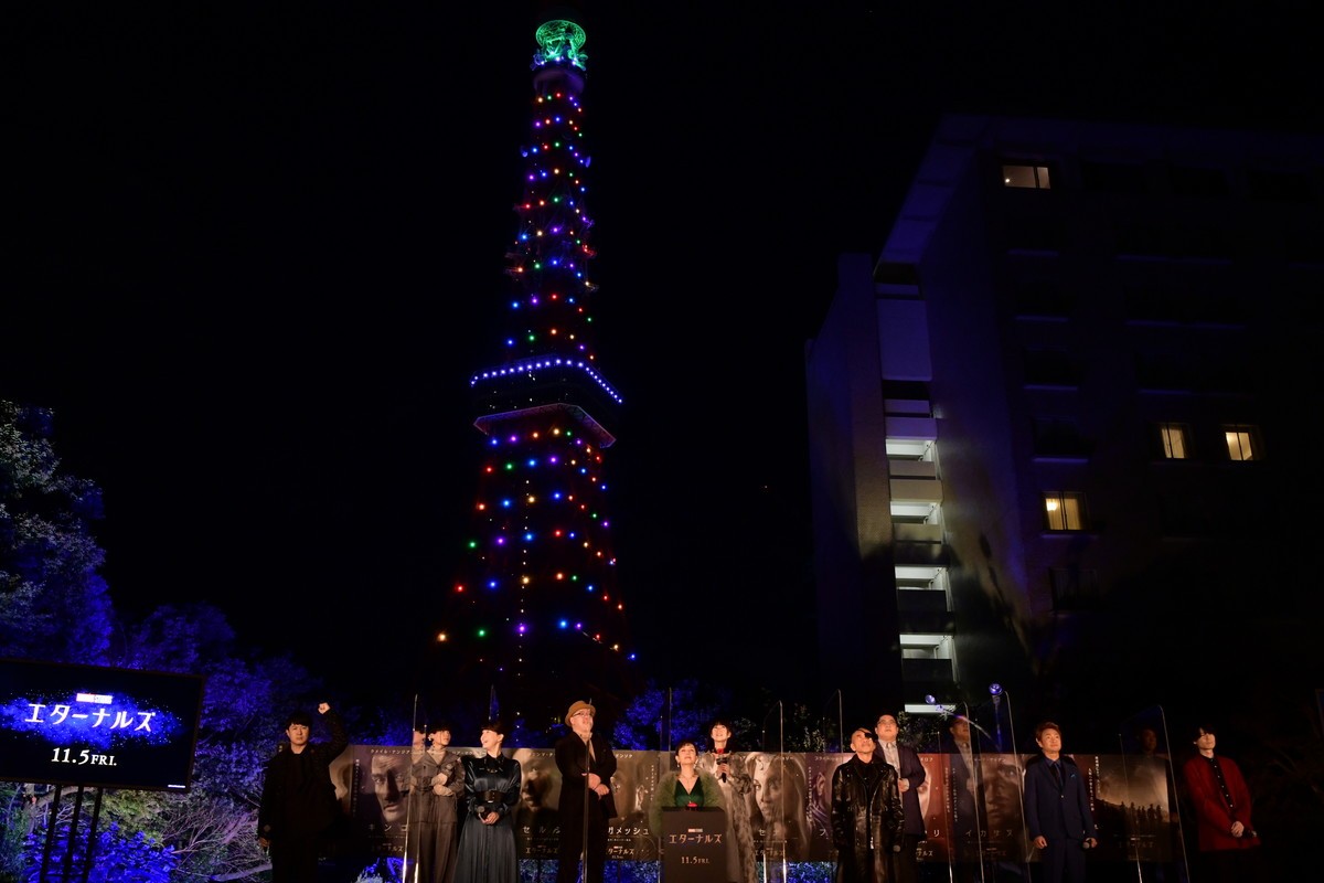 戸田恵子、ライトアップされた東京タワーに感動「とても美しい」