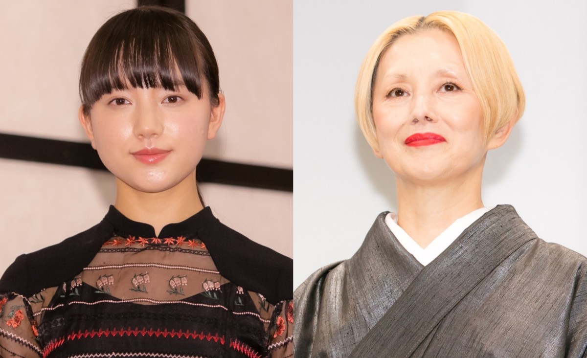 (左から)清原果耶、夏木マリ