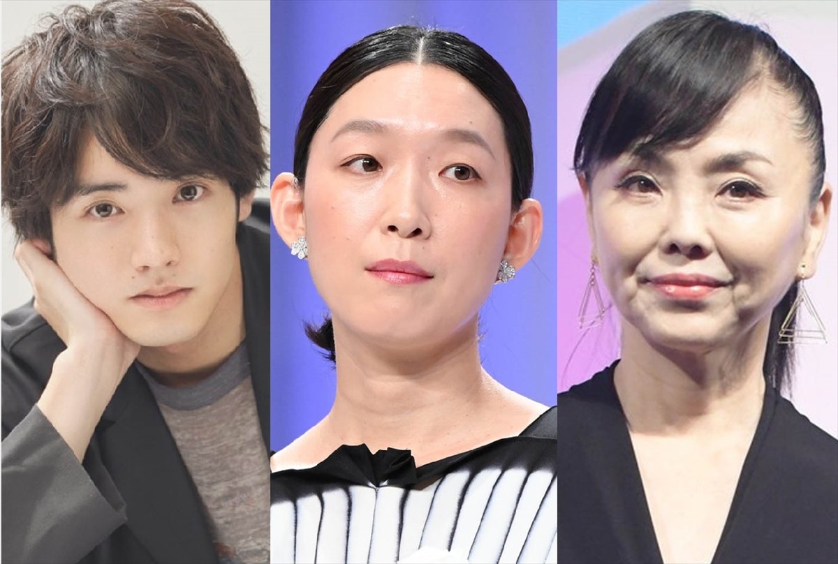 (左から)赤楚衛二、江口のりこ、松田美由紀
