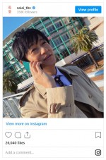 井浦新、切なすぎるオフショット　※『最愛』公式インスタグラム