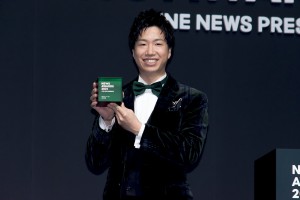 「LINE NEWS AWARDS 2021」に登場した水谷隼