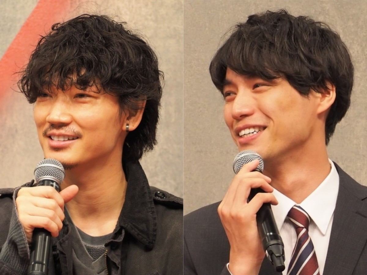 ドラマ『アバランチ』で共演中の（左から）綾野剛、福士蒼汰