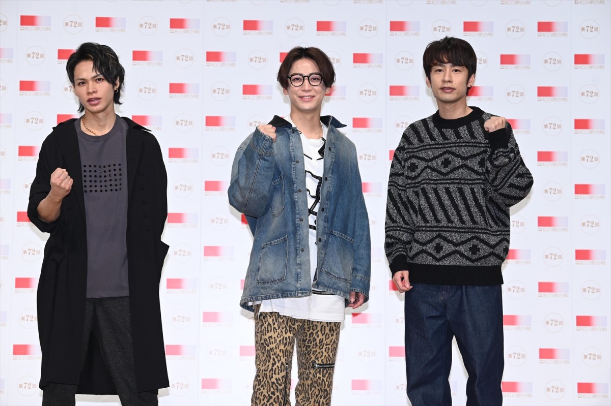 ＜紅白歌合戦＞初出場のKAT-TUN、今年の漢字は「勝」「続」「喜」　“KAT-TUNポーズで”意気込み