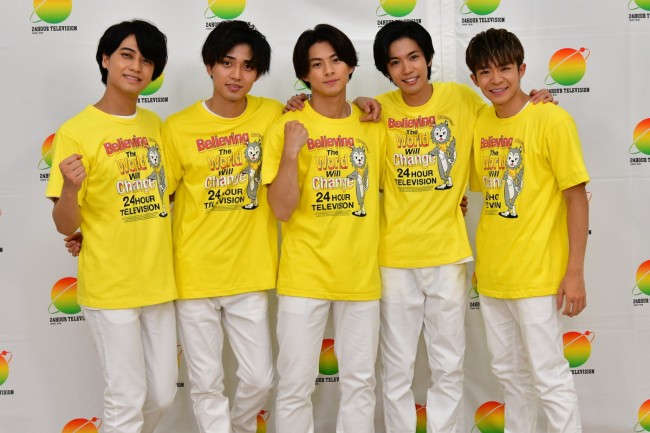 『24時間テレビ44』放送後囲み会見に登場したKing & Prince