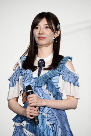 映画『未成仏百物語 〜AKB 48 異界への灯火寺〜』舞台あいさつに登壇した武藤十夢