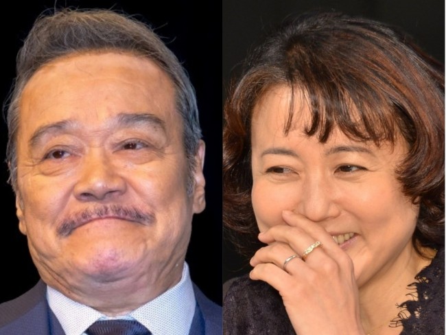 (左から)西田敏行、杉田かおる
