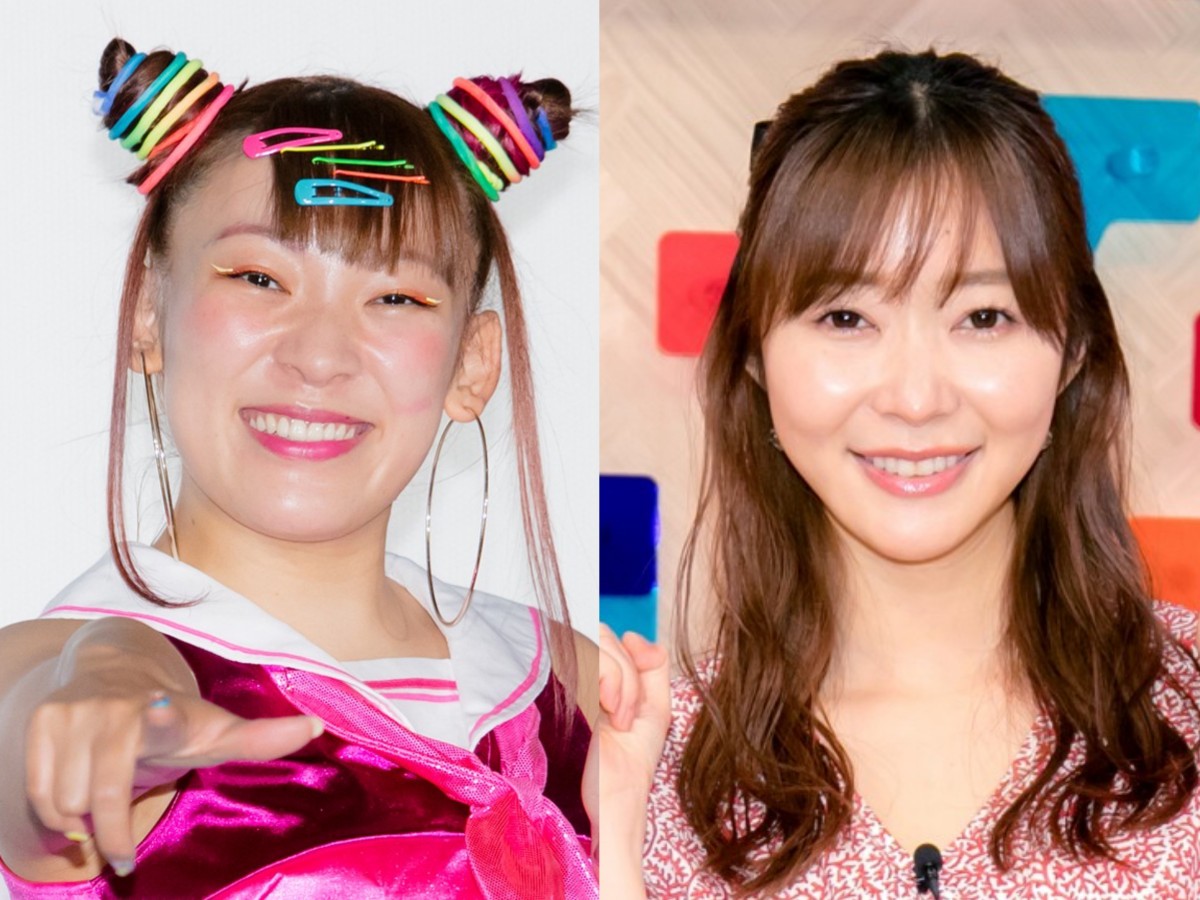 (左から)フワちゃん、指原莉乃