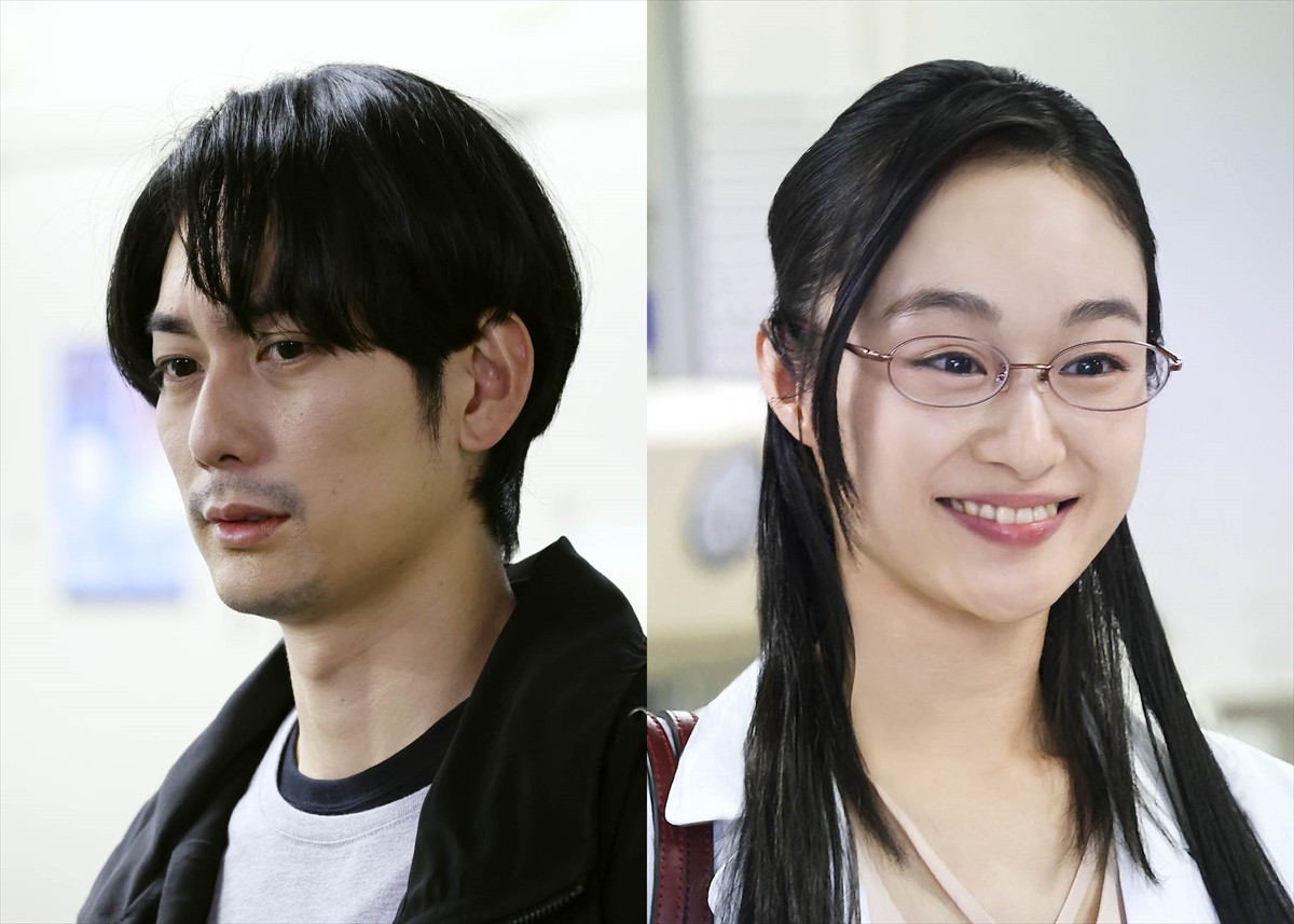ドラマ『らせんの迷宮~DNA科学捜査~』第1話にゲスト出演する(左から)平岡祐太、小野ゆり子