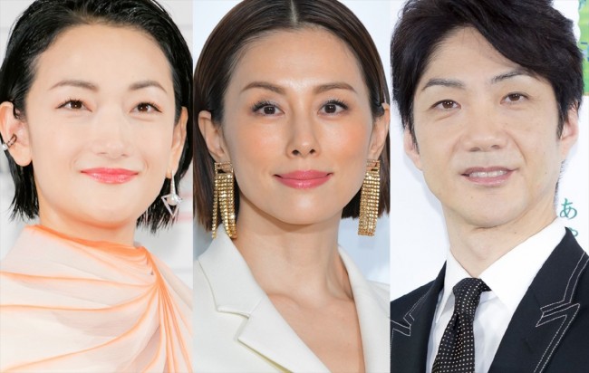 (左から)冨永愛、米倉涼子、野村萬斎