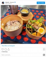 つるの剛士が作った長女のためのお弁当　※「つるの剛士」インスタグラム