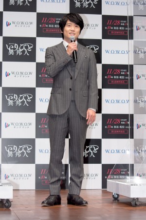 『連続ドラマW　いりびと‐異邦人‐』完成報告会見に登場した風間俊介