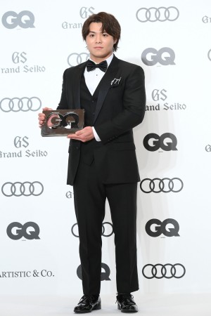 GQ MEN OF THE YEAR 2021 フォトコールに登場した阿部一二三