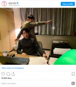 『最愛』井浦新＆及川光博のコミカルな2SHOT　※『最愛』インスタグラム