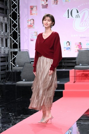 「CanCam 40th Birthday Night」メディア取材会に登場した菜波