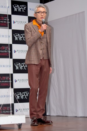 『連続ドラマW　いりびと‐異邦人‐』完成報告会見に登場した松重豊